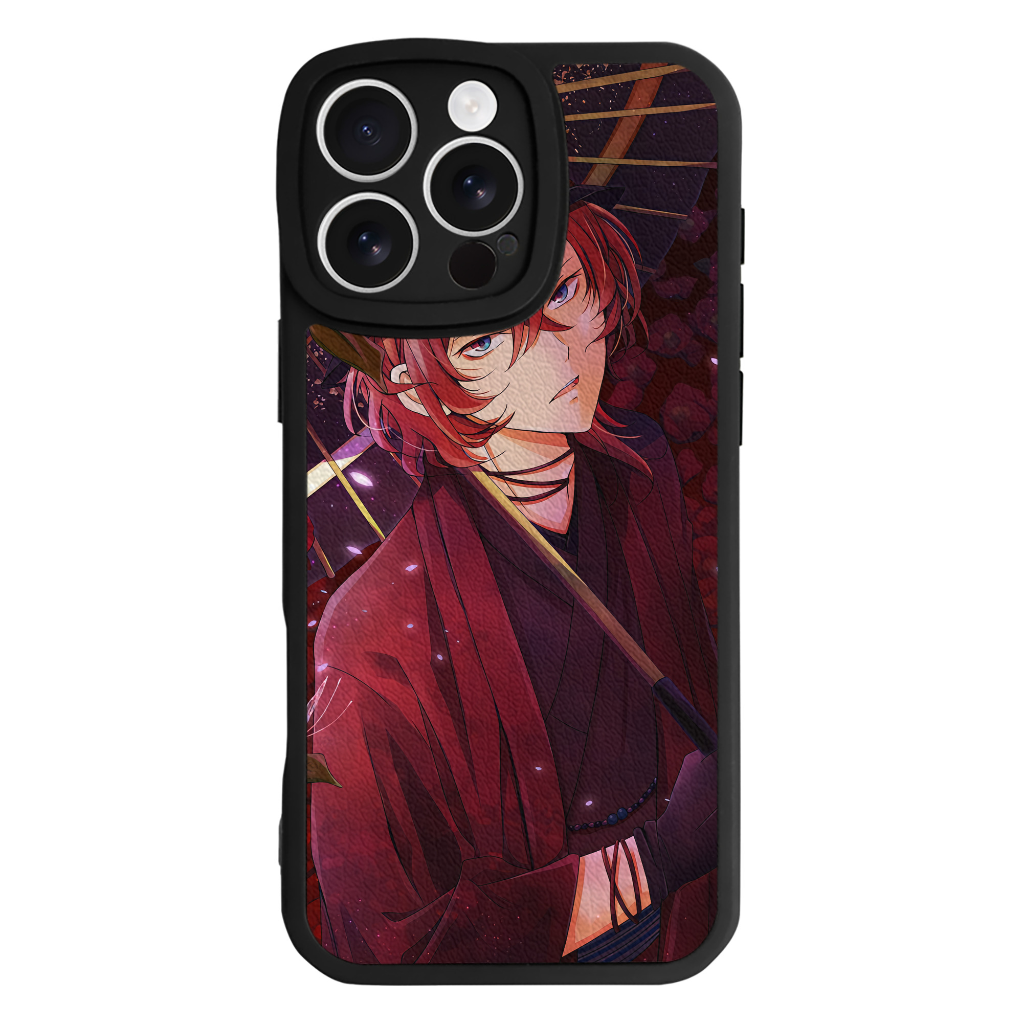 （画像用） 文豪ストレイドッグス Bungo Stray Dogs 【iPhone 16シリーズ対応】シリコンスマホケース（レザー調） 材質：シリコン